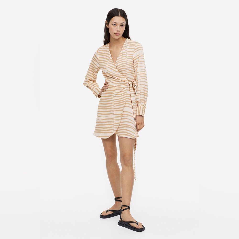 V-neck Wrap Dress